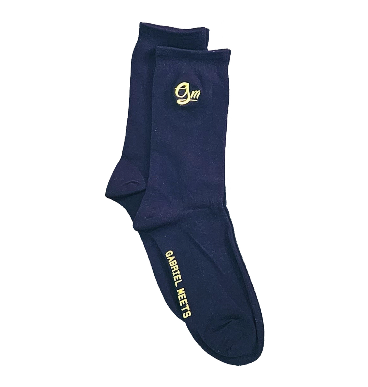 GM Embroidered Logo Crew Socks